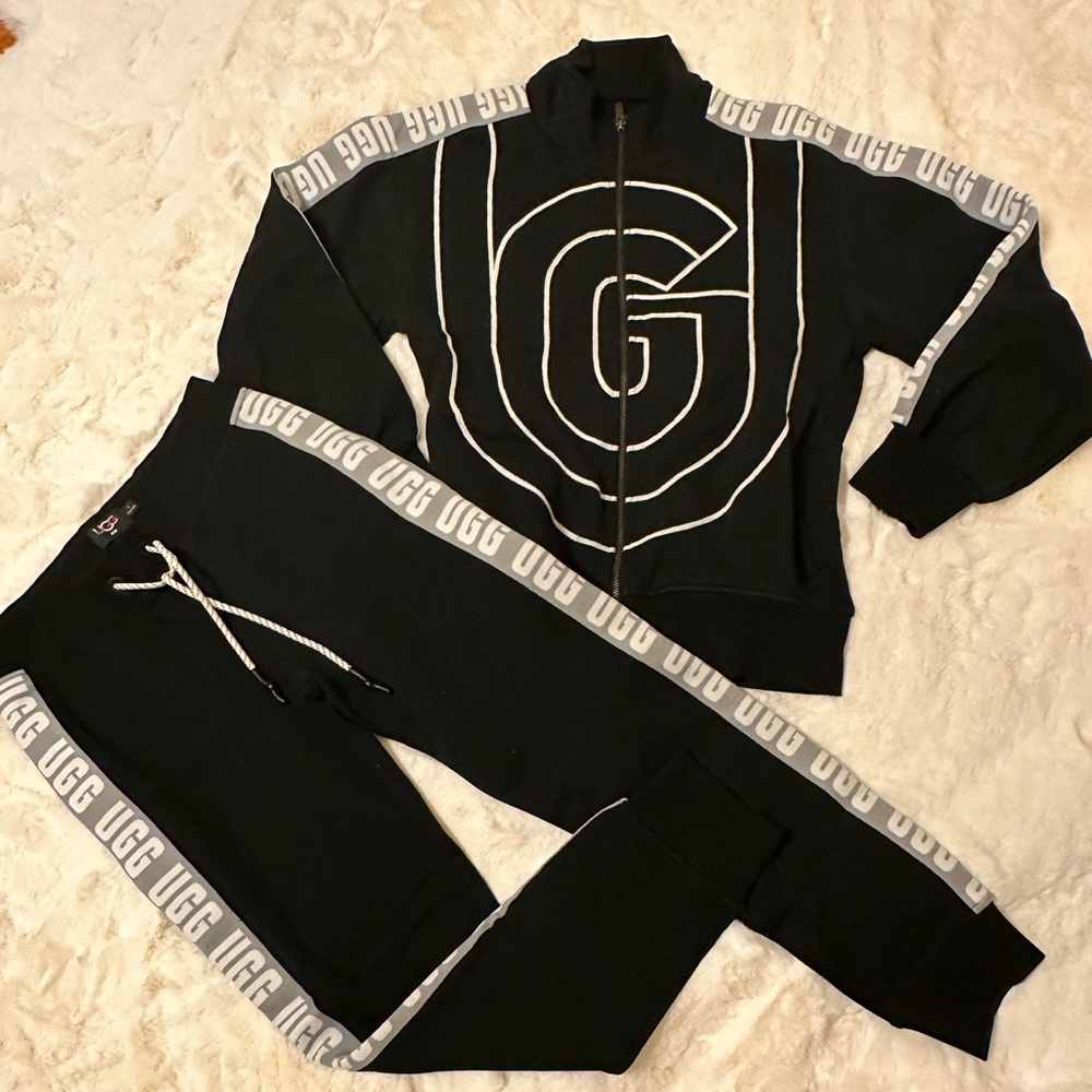 UGG logo Stripes jacket & pant S
